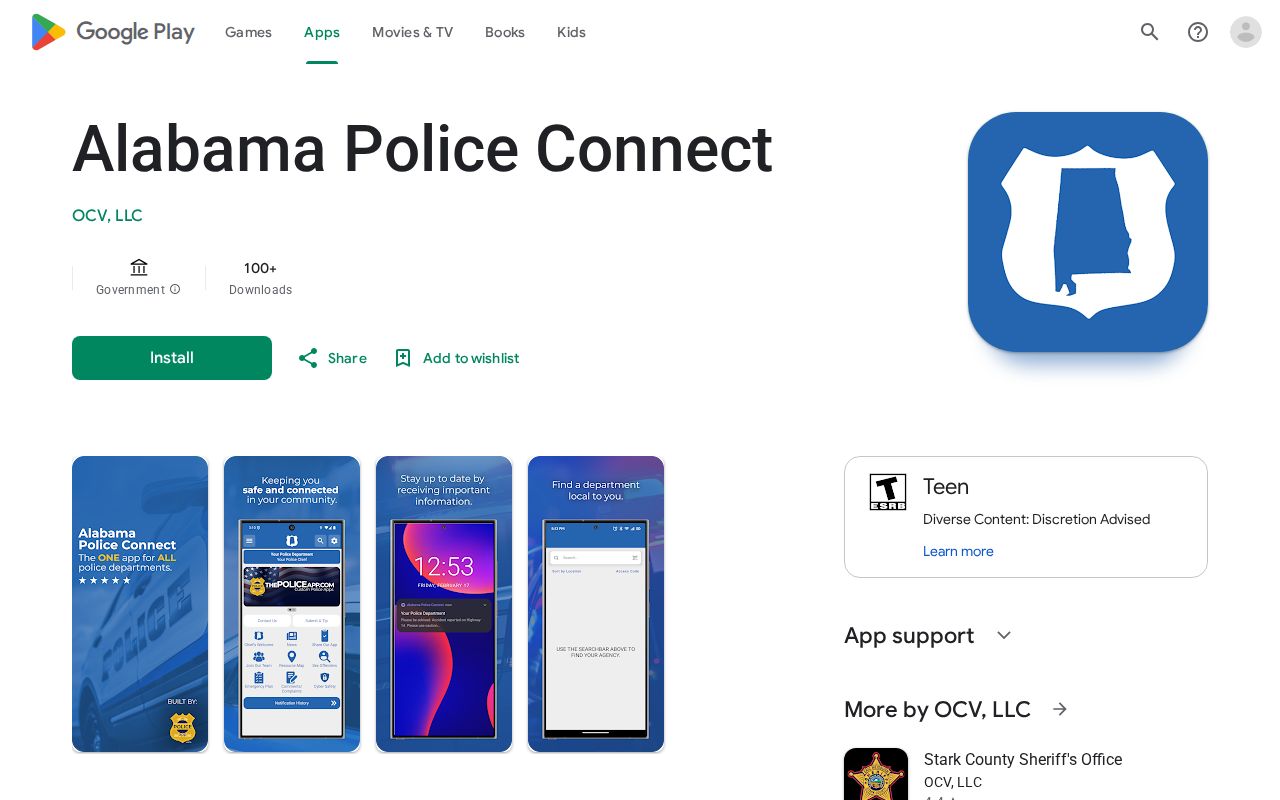 Geneva County Circuit Clerk records Alabama Police Connect Google Play listing