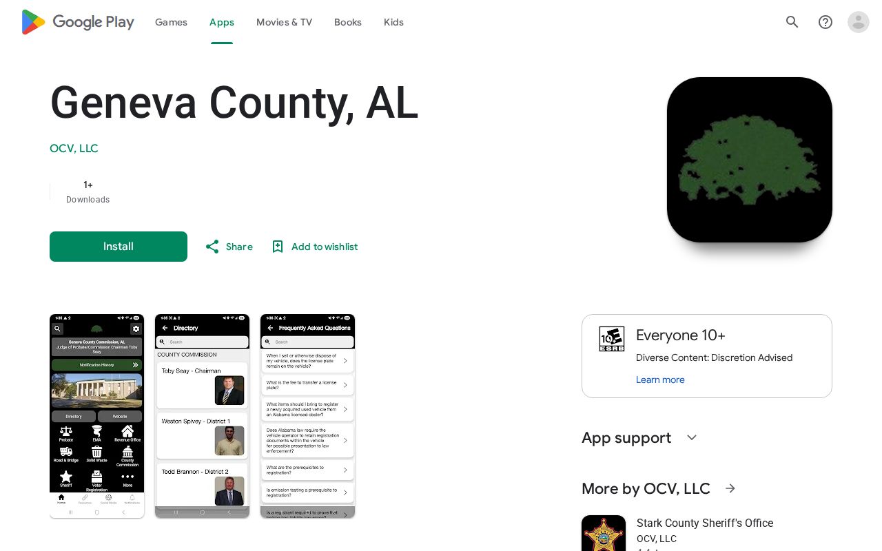 Geneva County Circuit Clerk records Geneva County services app listing
