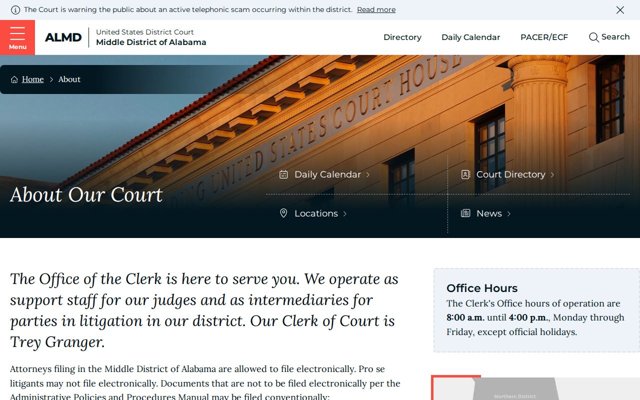 Geneva County arrest records and court charges Middle District overview