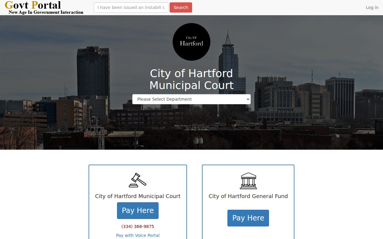 Geneva County traffic court records Hartford payment portal source